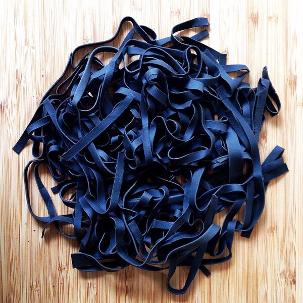 File:Homemade squid ink pasta.jpg