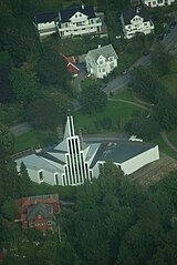 English: Landås church, Bergen, 1966