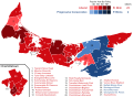 Prince Edward Island general election 2007 - Winning party vote by riding