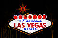 Welcome to Las Vegas sign at night