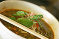 A bowl of penang laksa