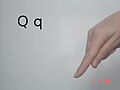 French sign language Q