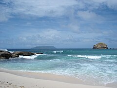 La Désirade seen from Guadeloupe