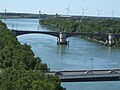 Bridges between Beaucaire and Tarascon