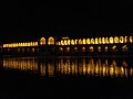 Khaju Bridge or "Pol-e baba rokn" (means baba rokn bridge) -- east-west view