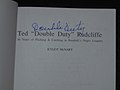 Autographed frontispiece of Ted Radcliffe's biography