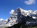 * Nomination good Eiger photo --Wikimol 13:16, 9 July 2006 (UTC) * Decline Level adjustments have left the cliff still in shadow, but over exposed the white areas behind Gnangarra 11:51, 12 July 2006 (UTC)