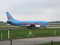 Boeing 737-300 G-THON at Manchester Airport