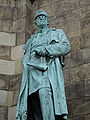 Dortmund-Hohensyburg:(1) Bronzestandbild von Bildhauer Adolf von Donndorf