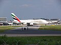 Airbus A380-800 A6-EEI at Manchester Airport