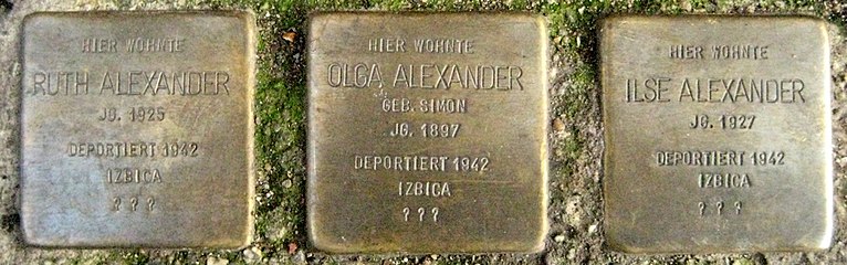 Stolpersteine Rheinbabenstr. 106, Krefeld