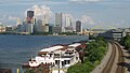 Pittsburgh skyline as seen from the West End Bridge