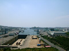 Port de Concarneau, depuis le Pont du Moros.