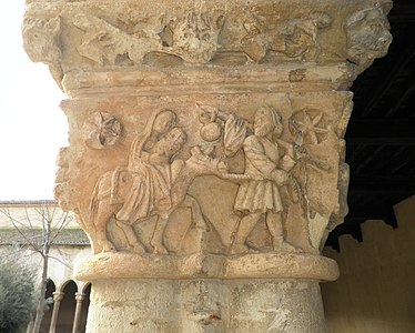 Cloister's capital (Claustro, capitel)