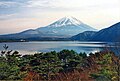 Mt. Fuji, viewed from the Fuji Five Lakes area of Yamanashi Prefecture, Japan