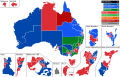 Australia Federal Election 2016 - Winning Party By Division