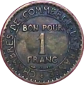 Republique, 1 francs, obverse Side, 1922