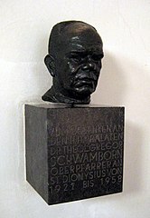 Bronzebüste Gregor Schwamborn, St. Dionysius Krefeld