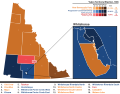 Yukon general election 1985 - Winning party vote by riding