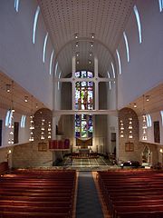 Bodø cathedral (1956) interior