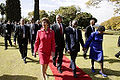 Thabo Mbeki with wives