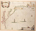 Pieter Goos, Chart of New Netherland and the English Virginias, 1667