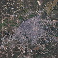 哈尔滨卫星图，2005年 / Satellite picture of Harbin taken in 2005