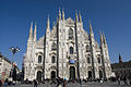 * Nomination Exterior of the Duomo (Milan) --MaryG90 15:00, 22 March 2011 (UTC) * Decline Sorry, but the picture is tilted and perspectively distorted. In my opinion there is moreover also an barrel-shaped distortion, caused by the used lens, to see. Besides this points of criticism it is an fine picture. --Alupus 19:38, 22 March 2011 (UTC)