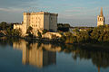 Château de Tarascon and Collégiale Sainte-Marthe with the Rhône River