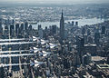 F-16 Fighting Falcons above Manhattan