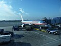 Boeing 757-200 N676AN at New York JFK Airport Gate C46