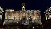 Palazzo Senatorio at night