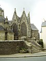 L'église Saint-Germain de Pleyben : vue partielle 1