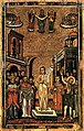 Беларуская: Пётр Яўсеевіч з Галынца. Нараджнне Маці Боскай. 1649. Дошка, яечная тэмпера. 110х84х2,5.