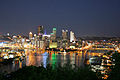 Pittsburgh skyline as seen from the West End Overlook