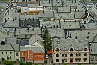 Ålesund, hustak Roofs of Ålesund Ålesund, M&R Author: GuoJunjun