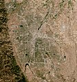 Satellite image of Denver in 2020