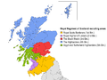 Royal Regiment of Scotland recruiting areas