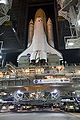 Atlantis inside the VAB