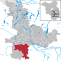 geografische Lage im Landkreis Dahme-Spreewald