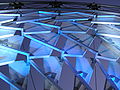 Detail of Hoberman Arch, at the Salt Lake 2002 Olympic Cauldron Park