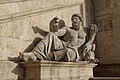 Sculpture at the Piazza del Campidoglio (Rome)