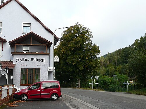 Hotel Waldesruhe, Alte Bundesstraße, in 2012