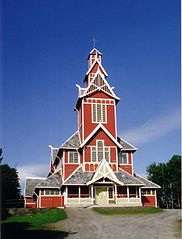 English: Buksnes church