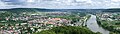 * Nomination Kelheim is a municipality in Bavaria, capital of the district Kelheim. The image is 13000px so there is slight noise because of the jpg compression - to get the file size not over 10MB and make it more easy to handle in the project. Richard Bartz 01:00, 18 May 2009 (UTC)~ * Promotion Erstaunliche Details, mir ist aufgefallen, dass wenige Elemente ein wenig nach rechts gedreht zu sein scheinen, etwa der gelbe Kirchturm. Vielleicht sähen einige Gebäude ein winziges bisschen dunkler und mit einem Bruchteil mehr Kontrast noch etwas besser aus, aber sicher hast Du schon damit experimentiert. --Mbdortmund 13:50, 18 May 2009 (UTC)