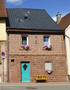 House in sandstone, Bahnhofstraße N°30