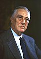 Franklin Delano Roosevelt, 32nd president of the United States (Harvard, 1904)