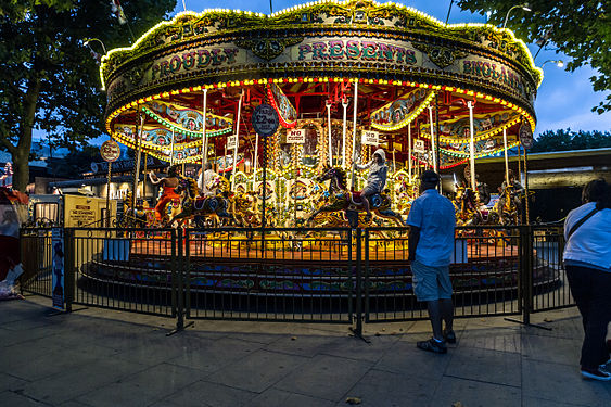 Carousel south bank thames London