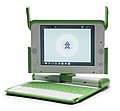 OLPC laptop with rotating display