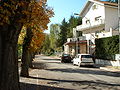 Street to the cemetery